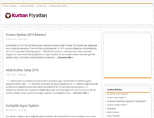 Tablet Screenshot of kurbanfiyatlari.net